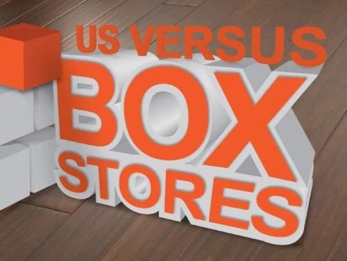 Us Vs Box Stores from Carpet Remnant Outlet in Spokane, WA
